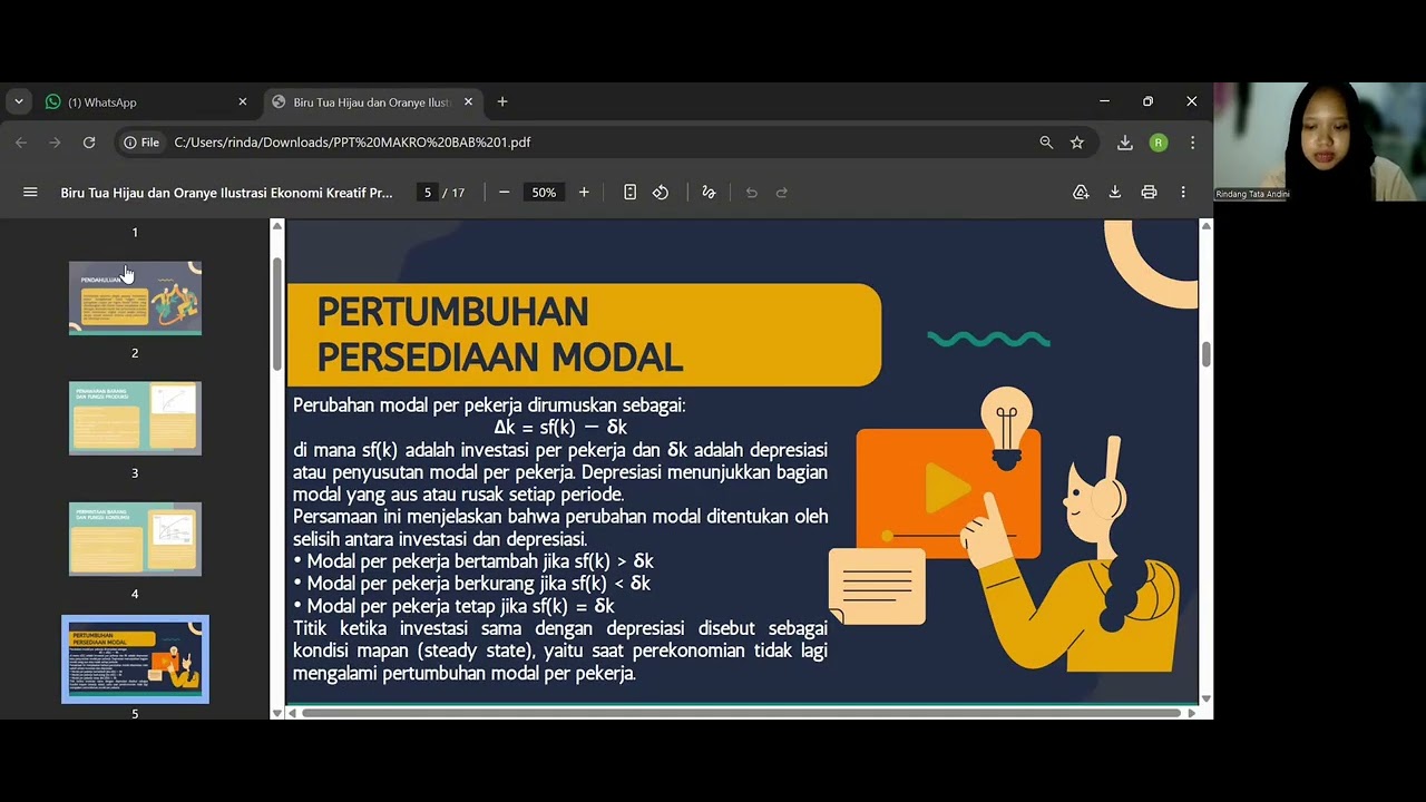  PERTUMBUHAN EKONOMI I: AKUMULASI MODAL DAN PERTUMBUHAN POPULASI