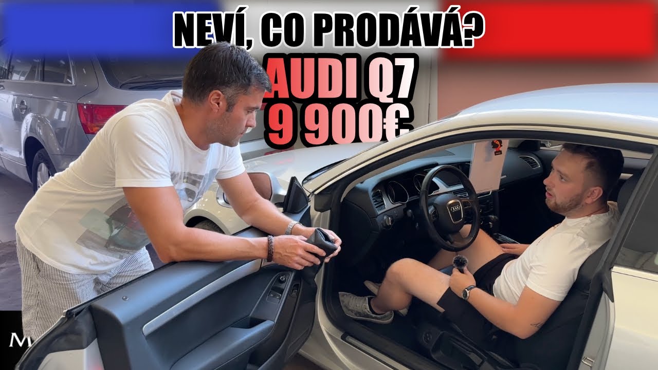 Audi Q7 s 300 000 KM z Francie. Stojí za to? Zachovalá👌 Audi A5 Coupe TDI a Citroen Berlingo 4X4.