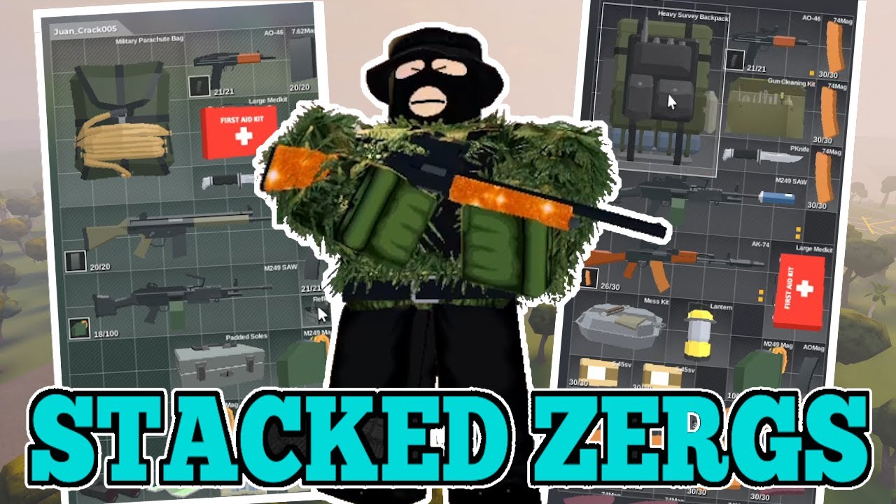 SLAMMING STACKED ZERGS Roblox Apocalypse Rising 2
