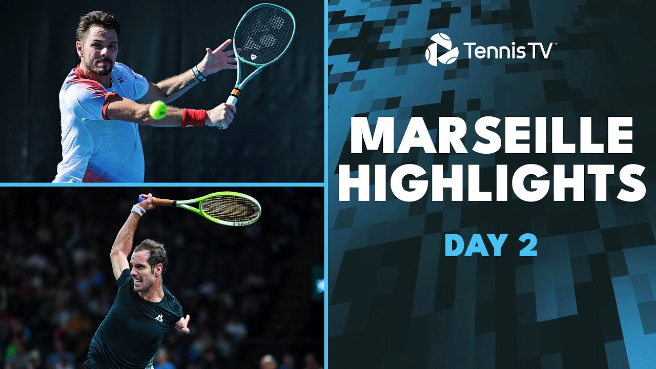 Gasquet Starts Farewell Tour vs Bublik; Wawrinka Play Borges  | Marseille 2025 Day 2 Highlights