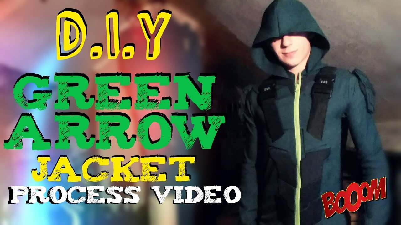 How To Make A Green Arrow Jacket V.2  | Process Video |