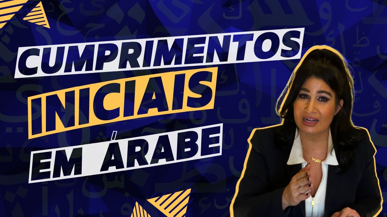 Cumprimentos iniciais em árabe - Reprise live de esquenta #6 da Semana O Árabe é Fácil
