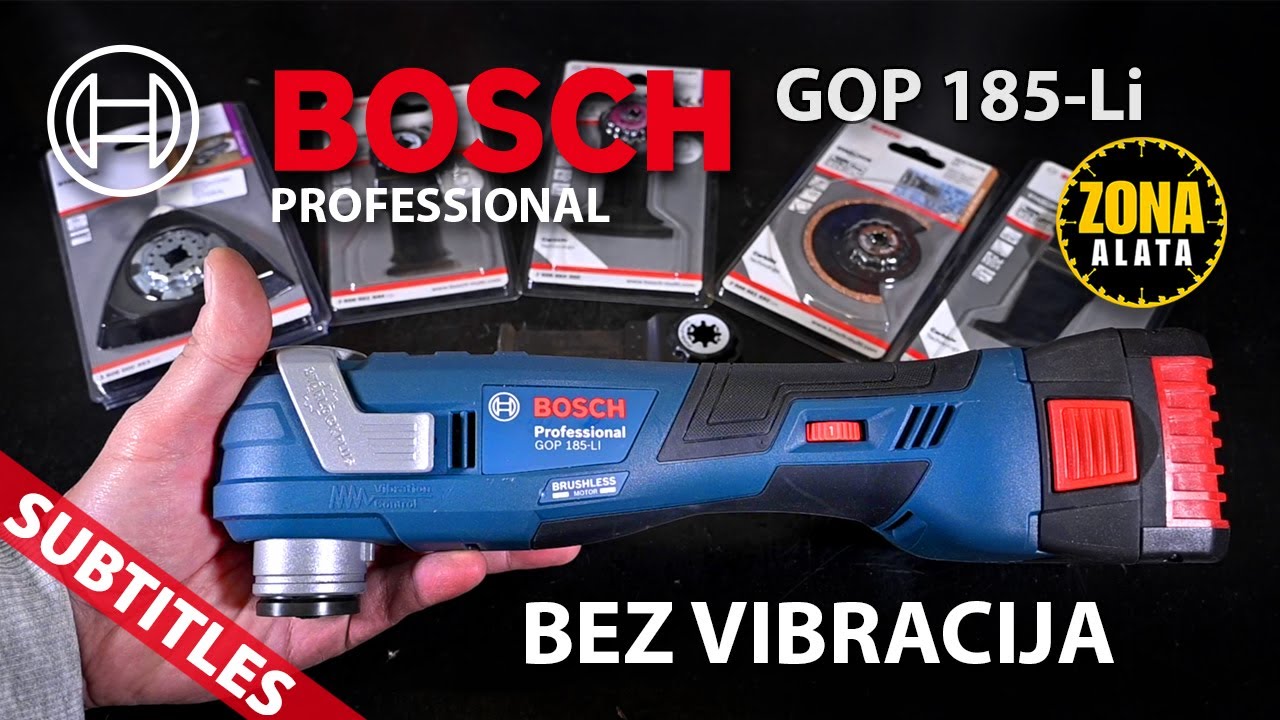 Bosch GOP 185-Li Ремонтник без вибраций Starlock Plus 18V Professional