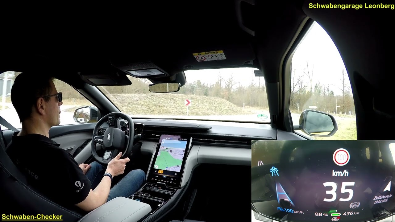 Ford Capri 2024 Assistenzsysteme, Abstand-Assist, Spurzentrier-Assist, Schildererkennung Übernahme