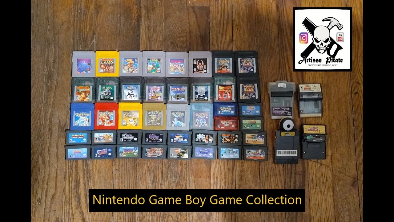 Коллекция игр и систем Nintendo Game Boy