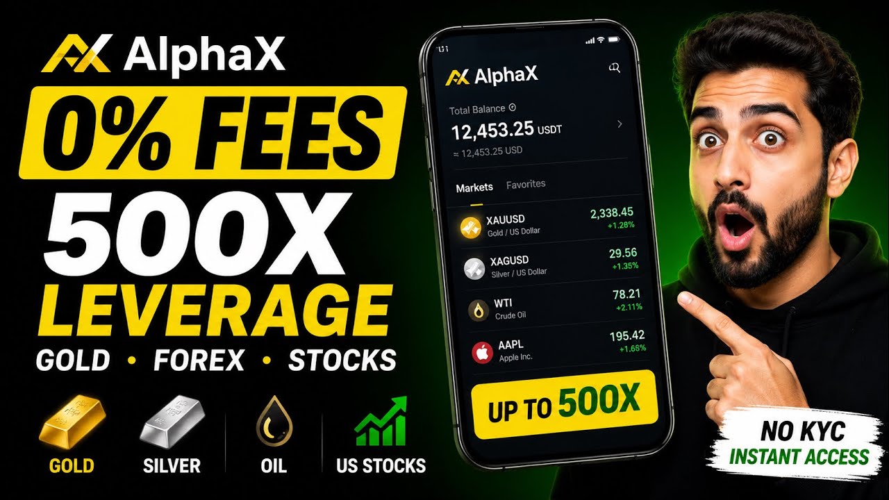 I Found a Trading Platform with 0 Fees & 500x Leverage! | AlphaX Review