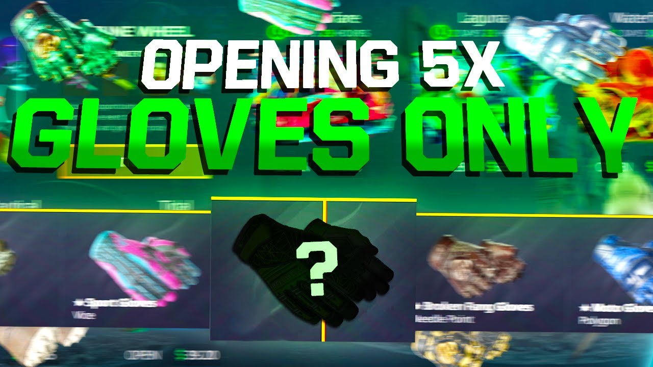 Opening 5x GLOVES ONLY Cases?! (HELLCASE)