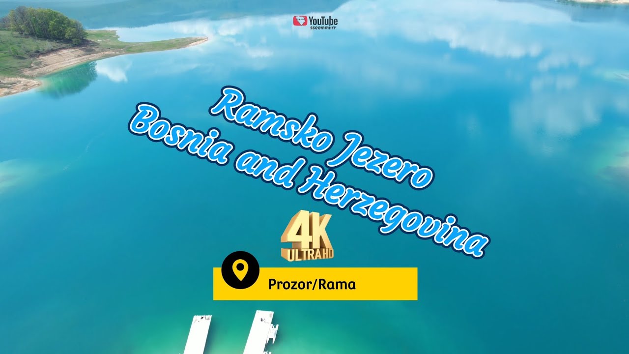 Ramsko jezero &ndash; čista ljepota iz zraka 4K #sseemmiirr #rama #prozor #bosna #bih #bosnia #travel