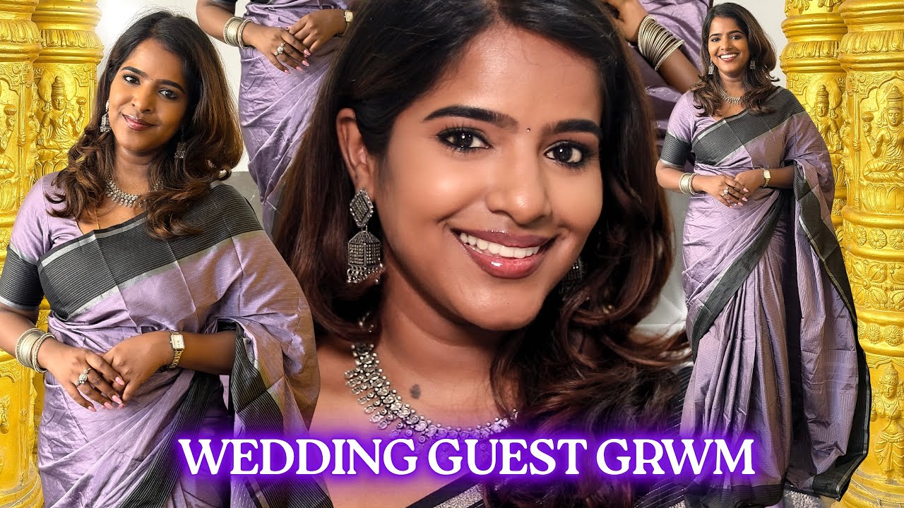 Wedding Guest Makeup Glam🌃Evening Look On Brown Skin - Tamil