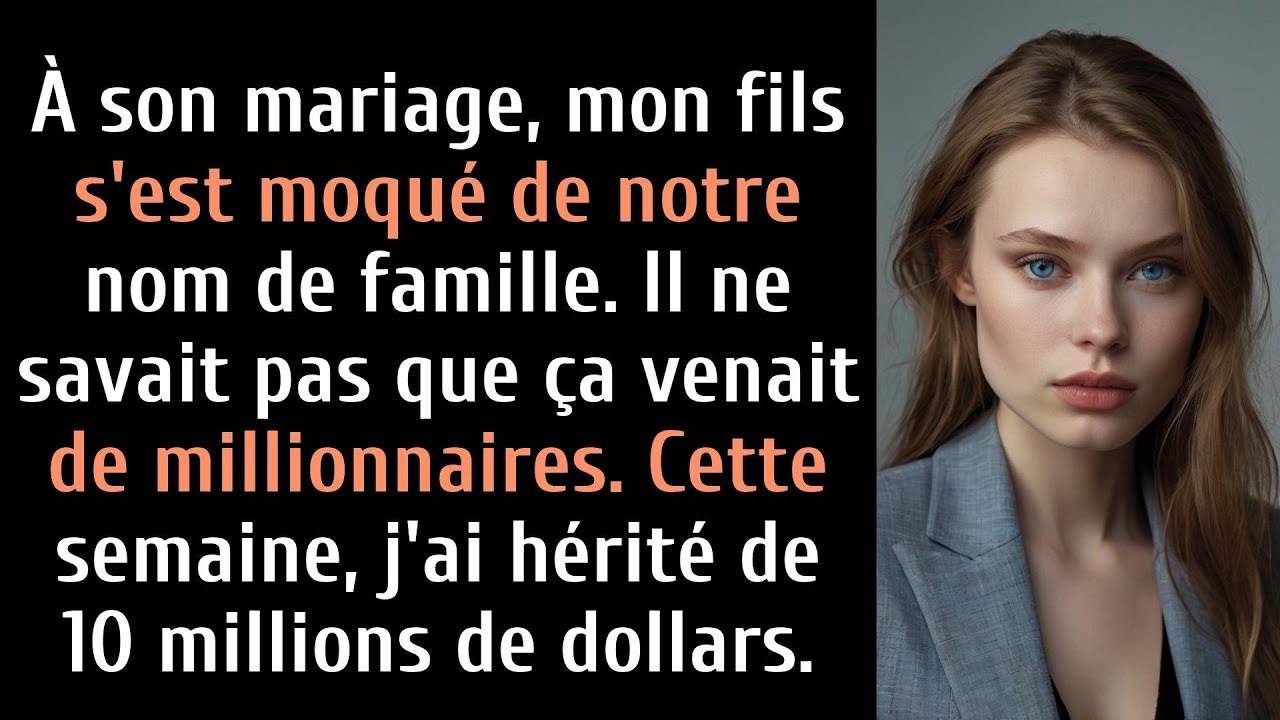 TRUE STORY: A son mariage, mon fils a confessé: J'ai toujours hé...