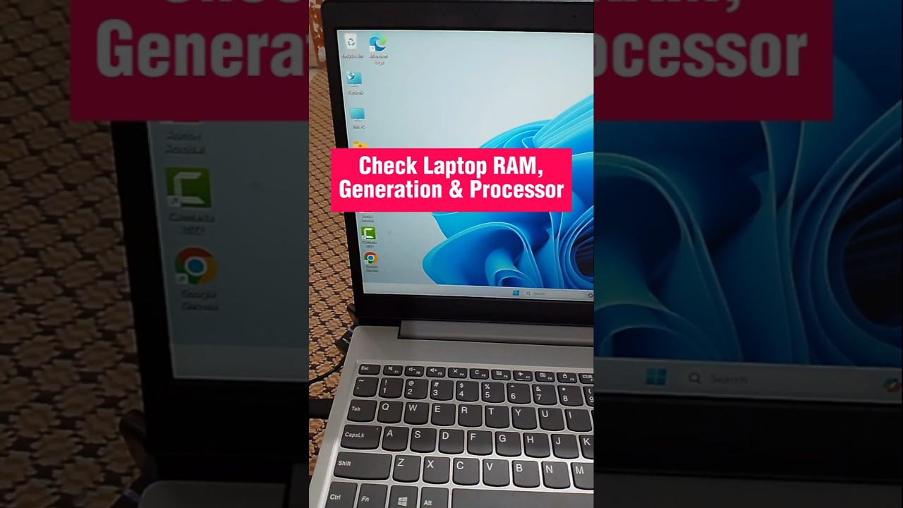 How to Check Laptop Generation, Processor And RAM in 10 SECONDS