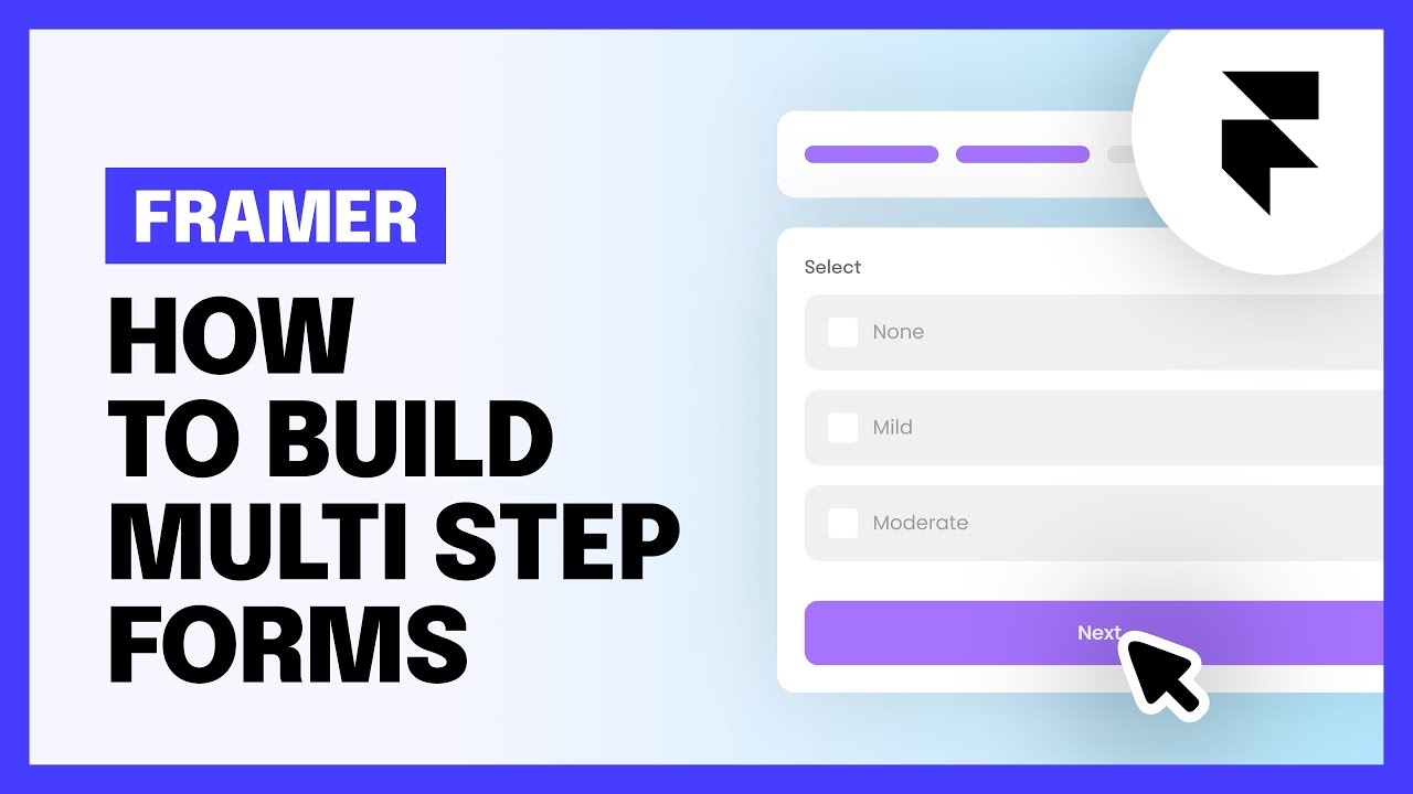 Multi Step Forms in Framer