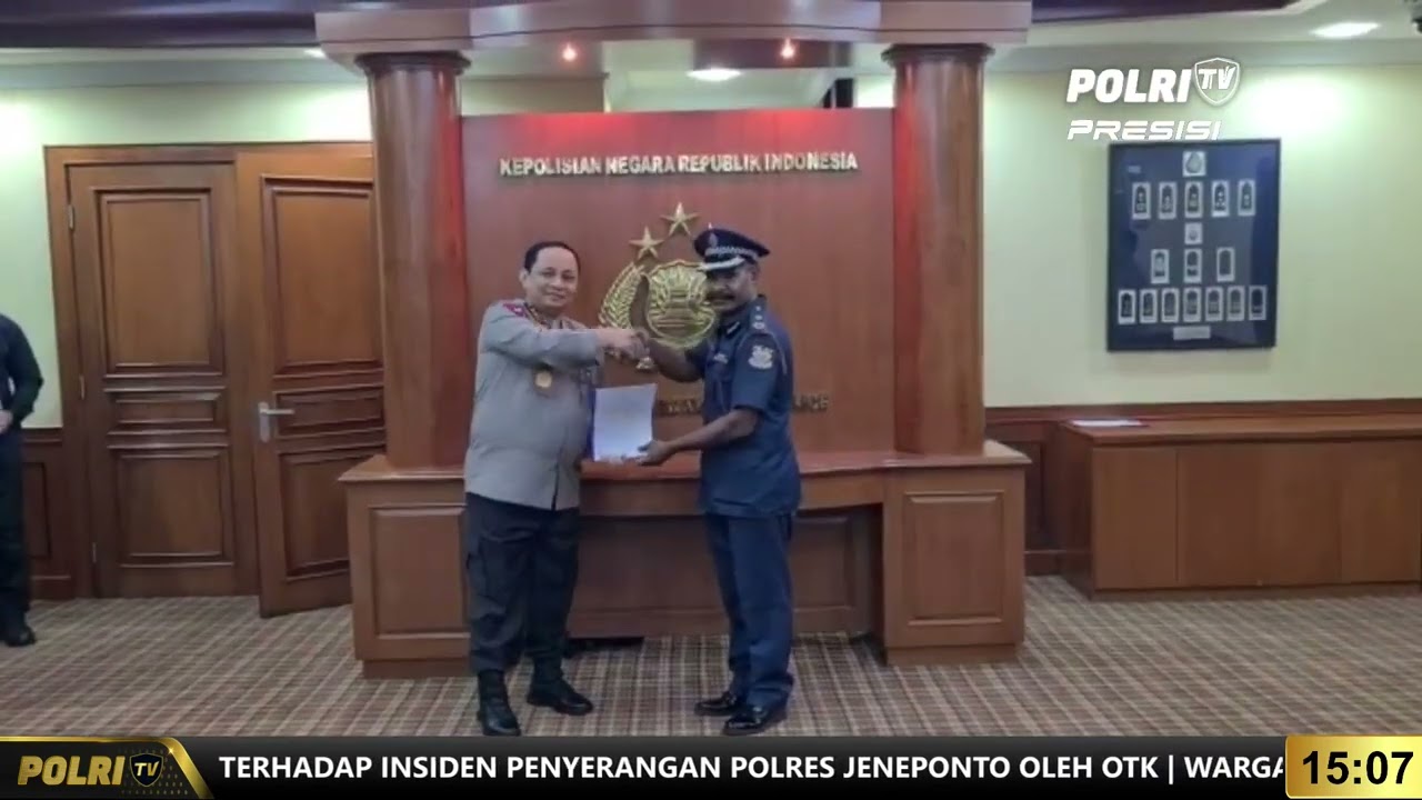 PRESISI UPDATE 15.00 WIB Wakapolri Terima Kunjungan Kepolisian Papua Nugini