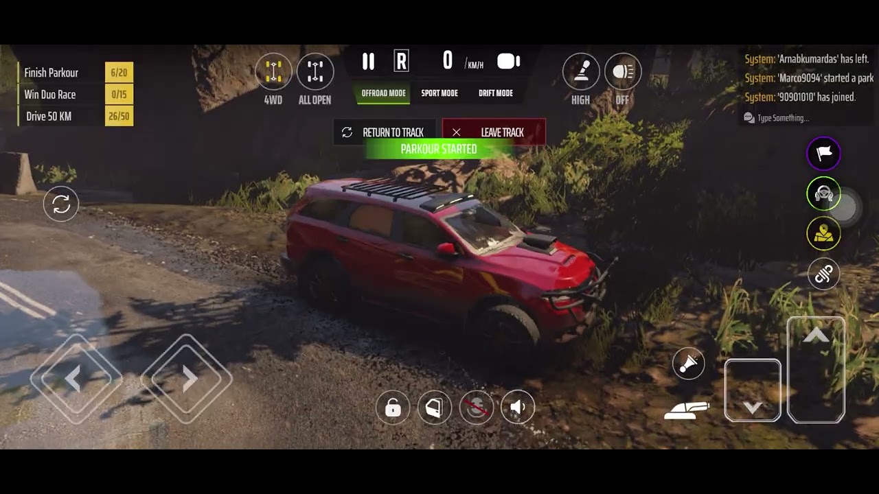 Offroad league ( full offroading 🔥) in crazy map and hard level😎🔥