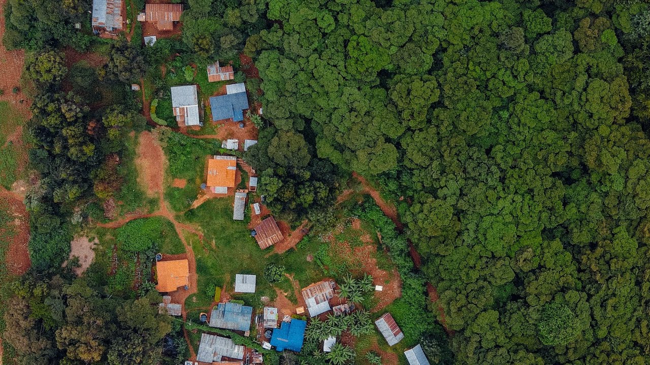 Village Drone Shot No Copyright | Village Drone Footage 4k | Village Free Stock Footage | Free Stock