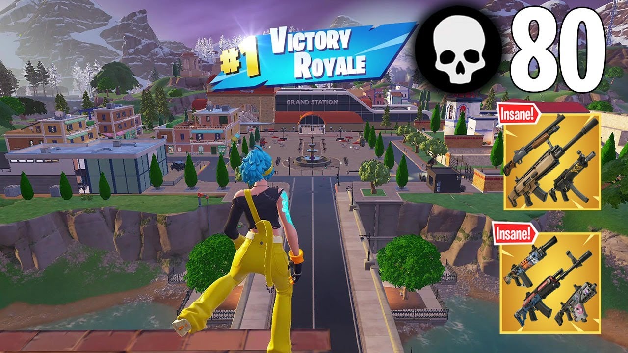 80 Elimination Solo vs Squads Wins (Fortnite Chapter 5 Gameplay Ps4 Controller)