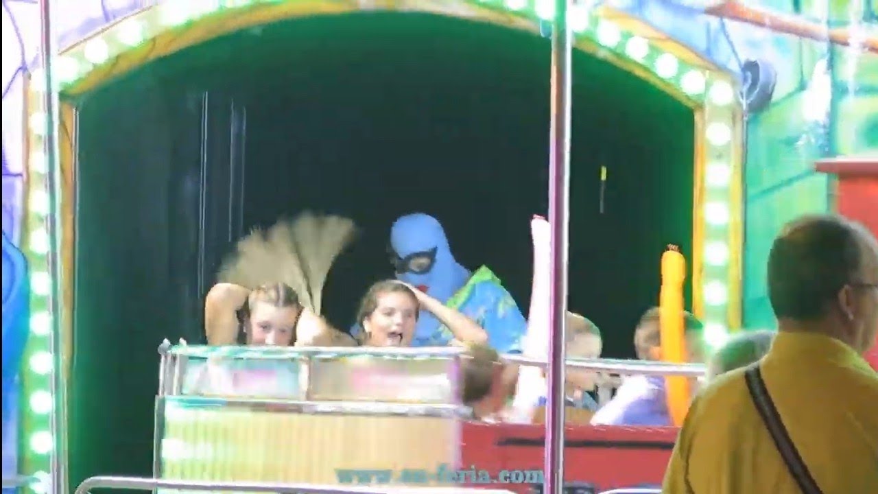 Expreso Superman - Tren de la bruja - Feria de Cartagena 2017