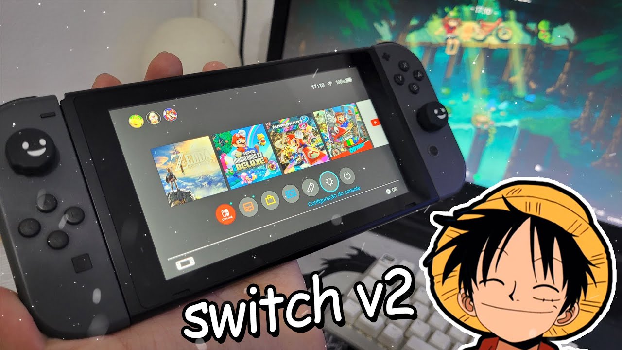 comprei um Nintendo Switch V2 usado!