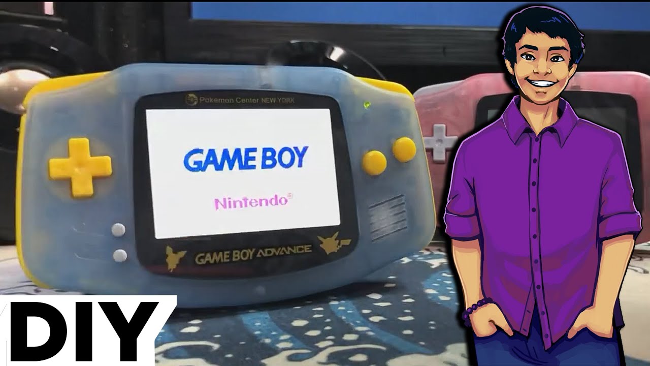 Game Boy Advance Backlit Screen: FunnyPlaying IPSv2! | DIY | AsaiNeroTran