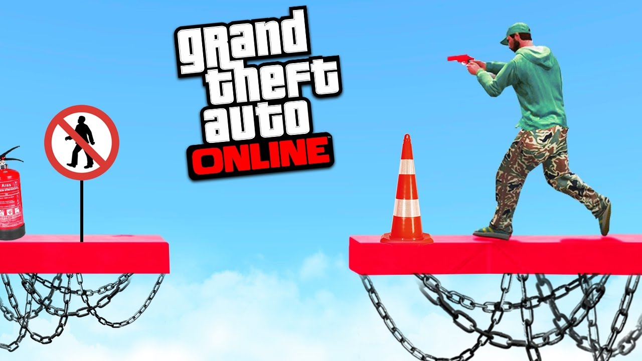 KARŞIDAKİNİ DÜŞÜRMELİ PARKUR ! - GTA 5 Online (FurkanYamanHD,Sesegel,Umidi)