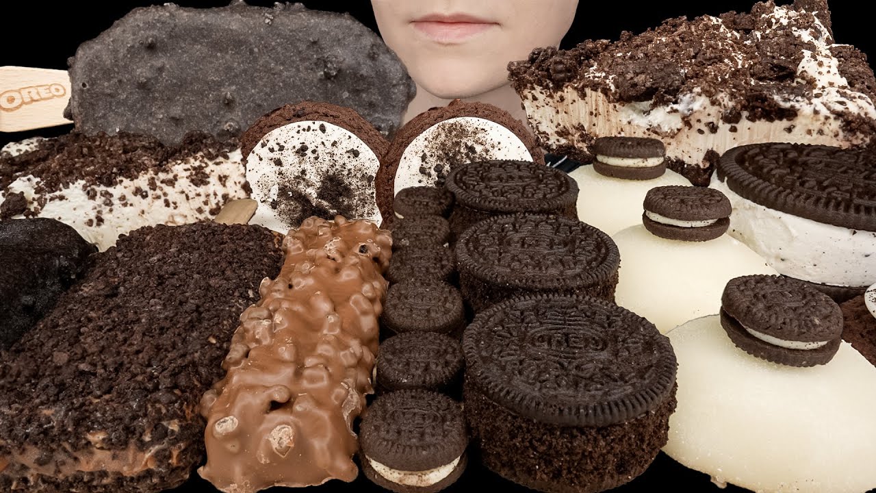 ASMR Oreo Cookies & Cream Desserts & Ice Cream *Cookie Sandwich, Mochi, Pie, Sugar Cookies