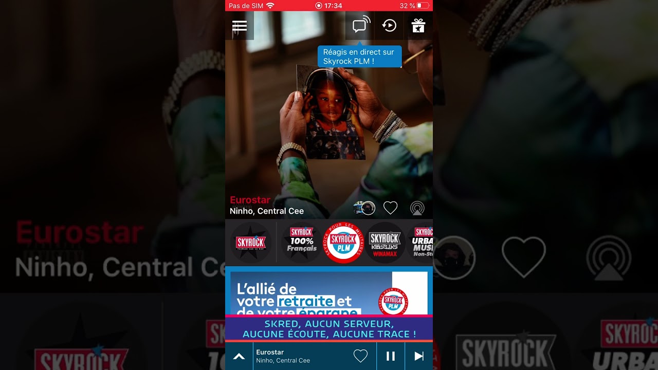 Ninho - Eurostar ft Central cee ( Version Skyrock )