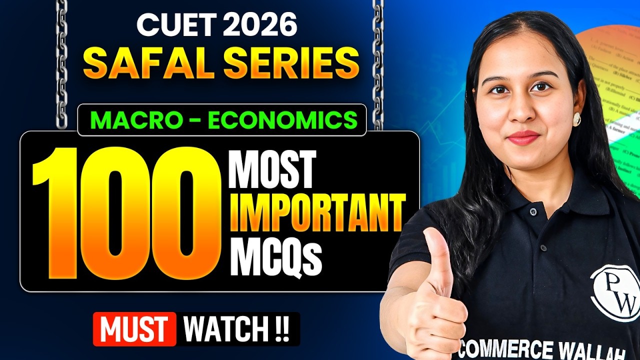 CUET 2026 Macro Economics MCQs Practice 🔥| CUET Macro economics 2026 | CUET Preparation 2026