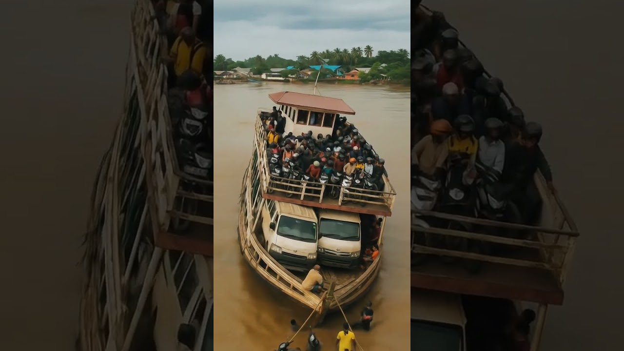 &ldquo;The Shocking Moment This Overloaded Ferry Capsized!&rdquo; #shorts #aivideo