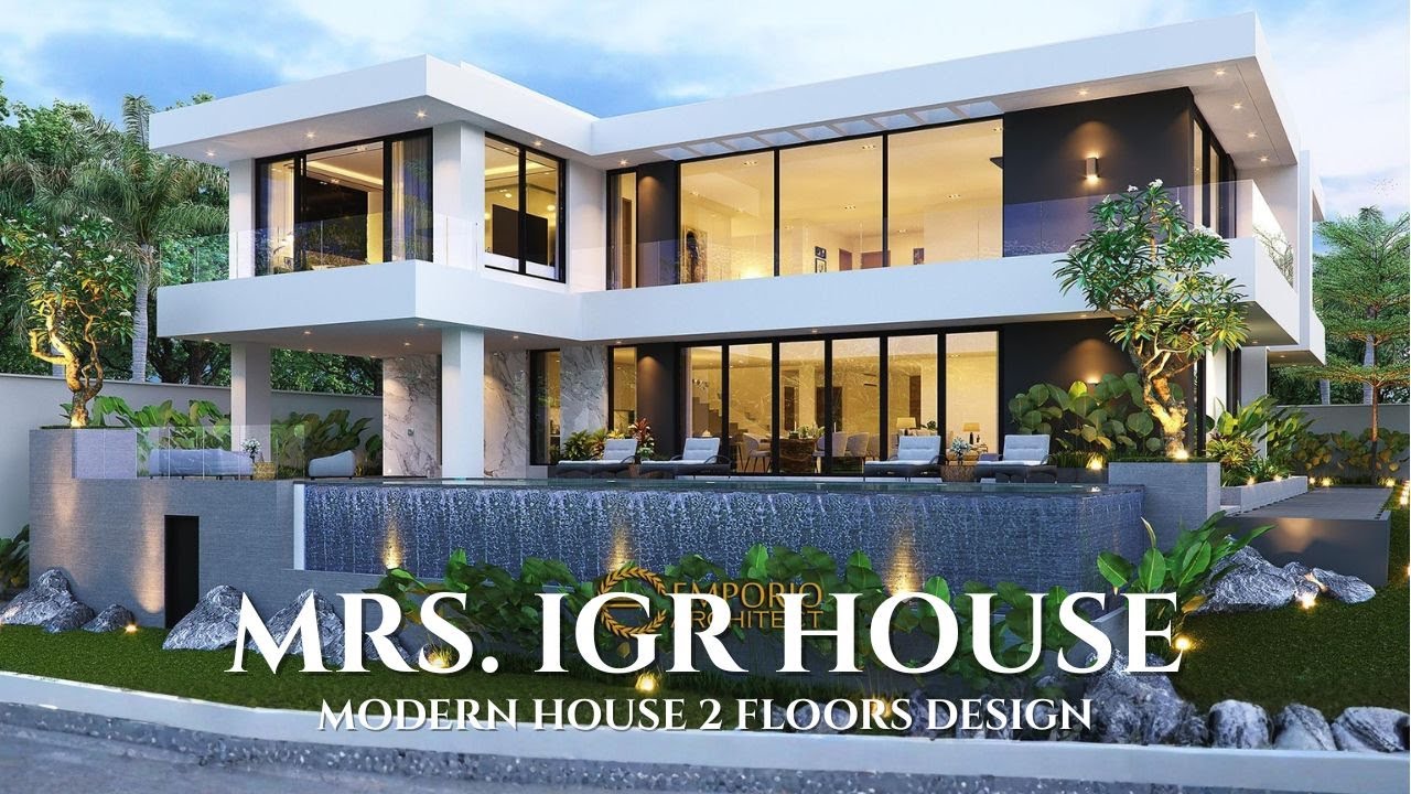 WOW RASA LIBURAN SETIAP HARI DI DALAM RUMAH!! SUPER MEWAH DENGAN KONSEP MODERN - JASA ARSITEK