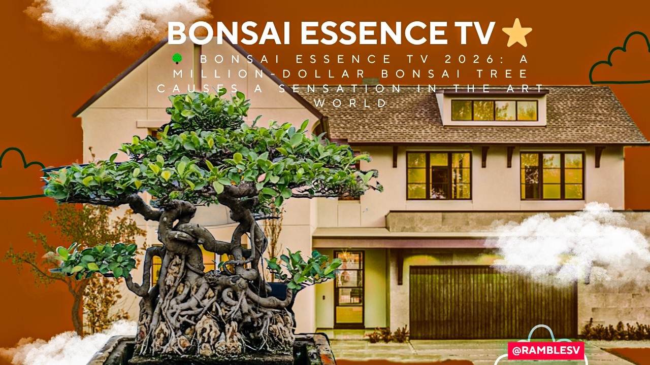 🌳 Bonsai Essence TV 2026: A Million-Dollar Bonsai Tree Causes a Sensation in the Art World