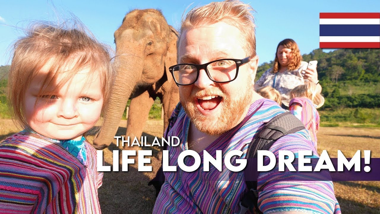 113 | ELEPHANT SANCTUARY in CHIANG MAI 🇹🇭 Full Time Family Travel