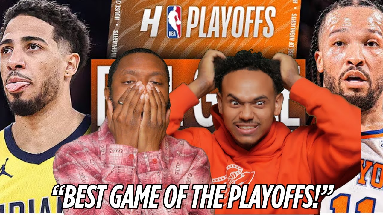 #4 PACERS at #3 KNICKS | FULL GAME 1 HIGHLIGHTS | TRF Reaction