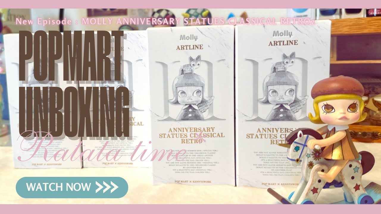 POPMART MOLLY ANNIVERSARY STATUES CLASSICAL RETRO 2 レトロモリー2！