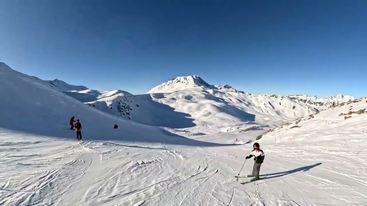 LES ARCS PARADISKI  Aiguille Rouge30 - Arandelières - Vallée de l'Arc -   PLAGNETTES36  GoPro 12, 4K