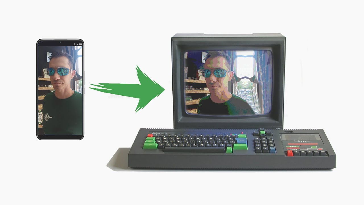 Load images & games on Amstrad CPC 464 from your smartphone