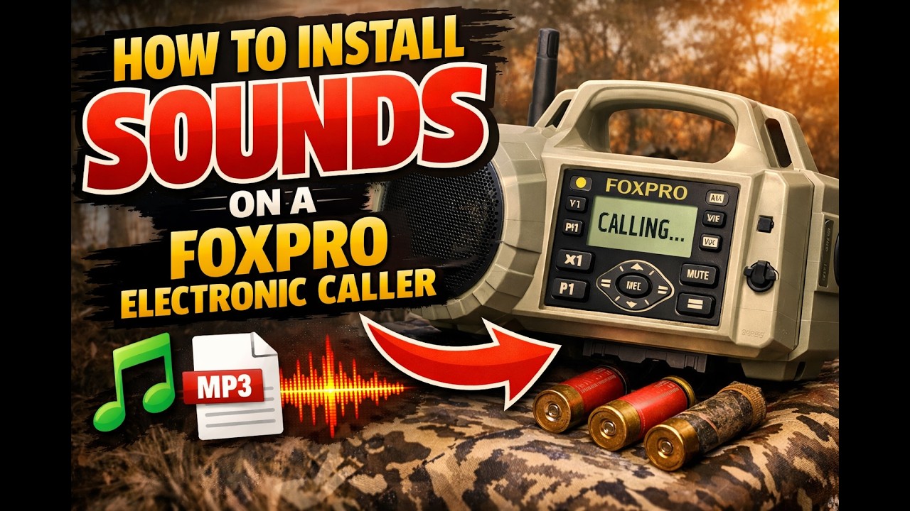 How to install sounds on a FOXPRO electronic caller