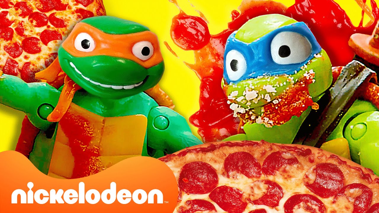 TMNT Mutant Mayhem | Wojownicze Żółwie Ninja przygotowują pizzę z prawdziwych składników! 🍕