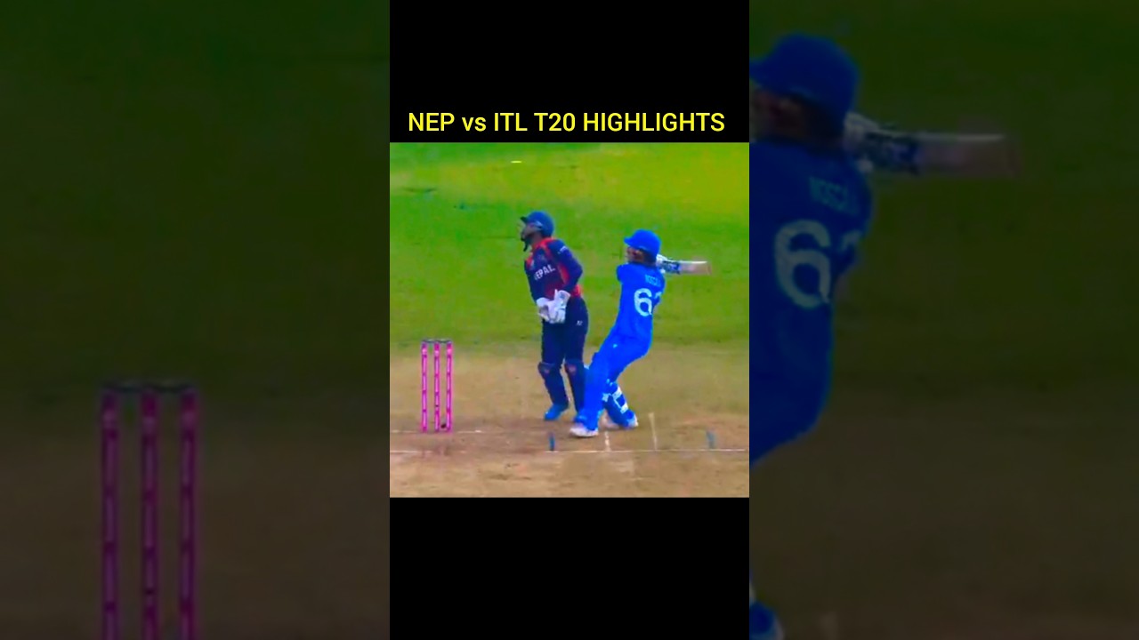nepal vs Italy live match today, nepal vs Italy T20 World Cup match highlights, live cricket match