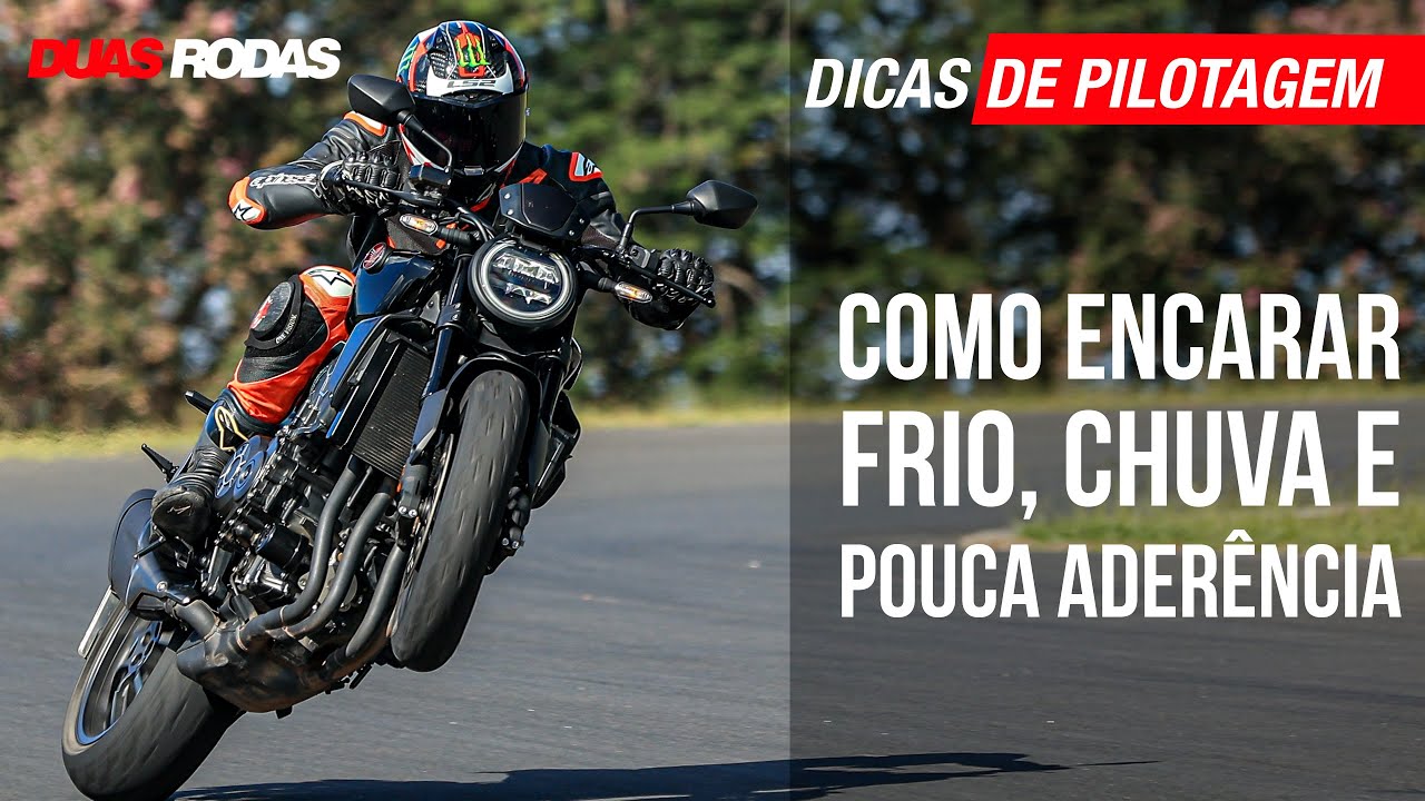 DICAS DE PILOTAGEM: COMO ENCARAR E PREPARAR A MOTO PARA O FRIO, A CHUVA E PISO COM POUCA ADERÊNCIA
