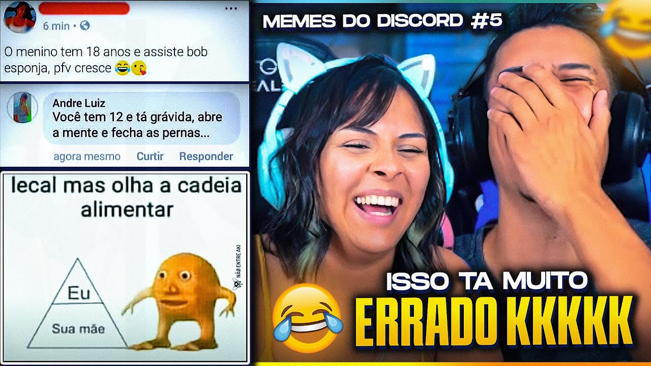 Memes meio SUS do Discord 😂 - PARTE 5 | [Casal Jounin React] 🔥