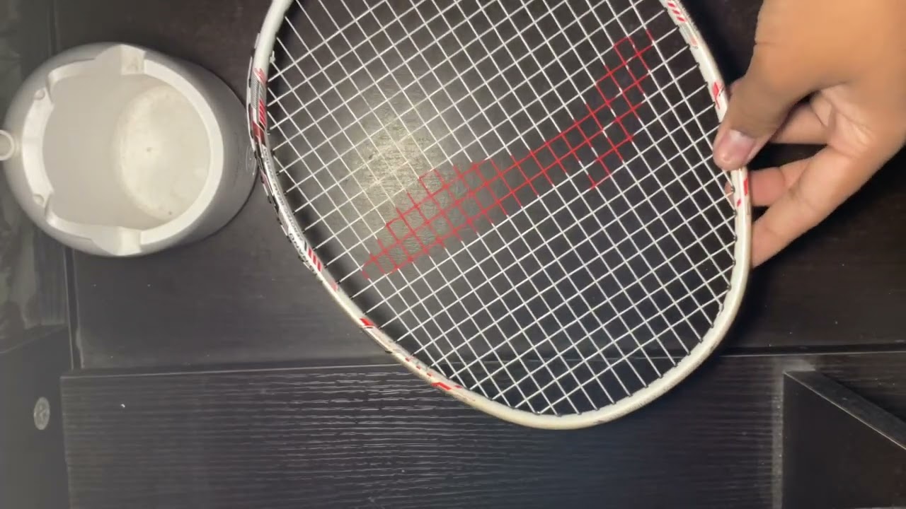 Lining airforce 79 g3 (red gold white color) badminton racquet for advanced level players
