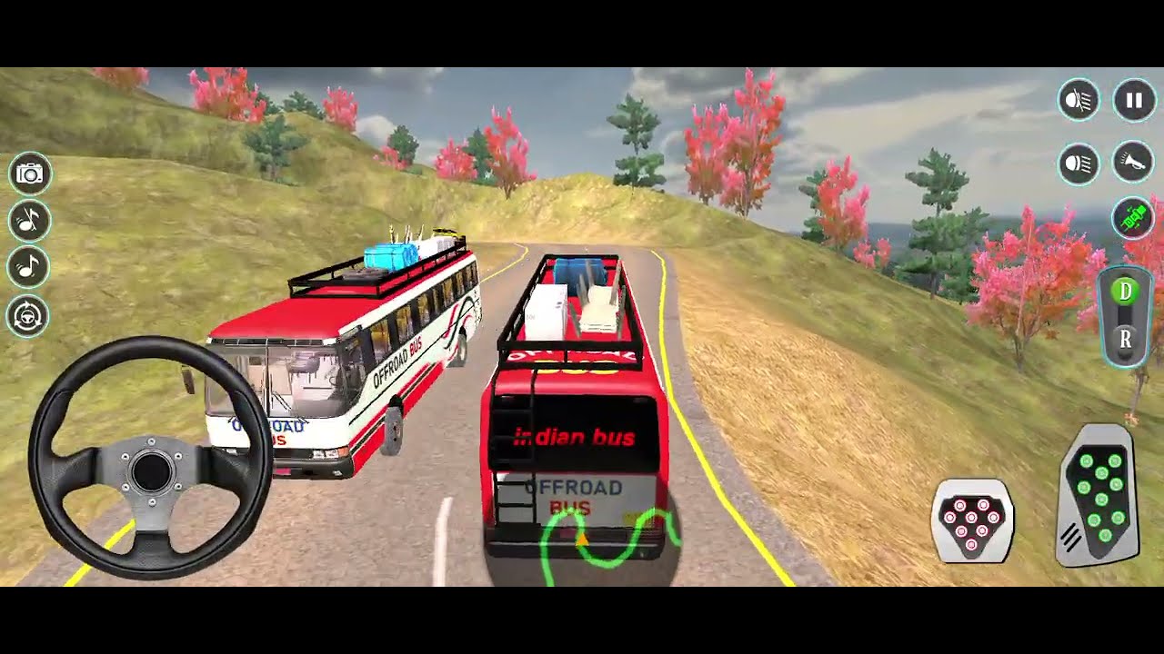 Dangerous Hill Road Bus Drive  😱#shorts #ytshorts 