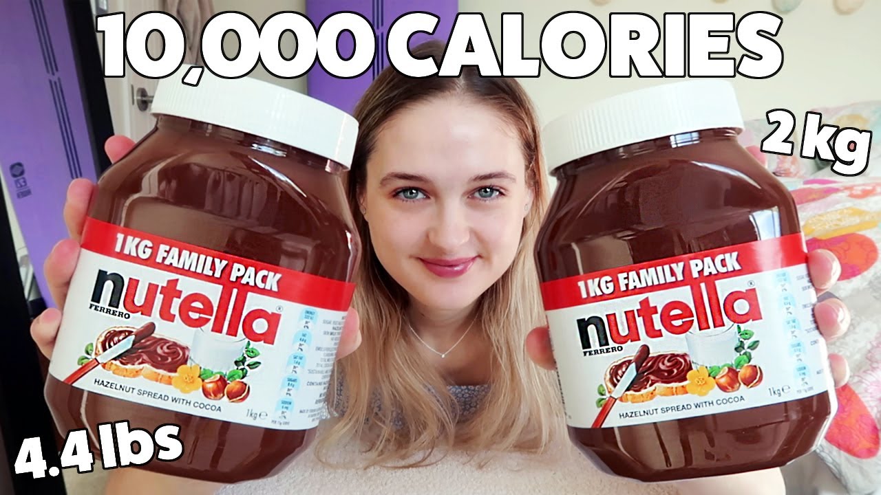 ЧЕЛЛЕНДЖ 10 000 КАЛОРИЙ С NUTELLA