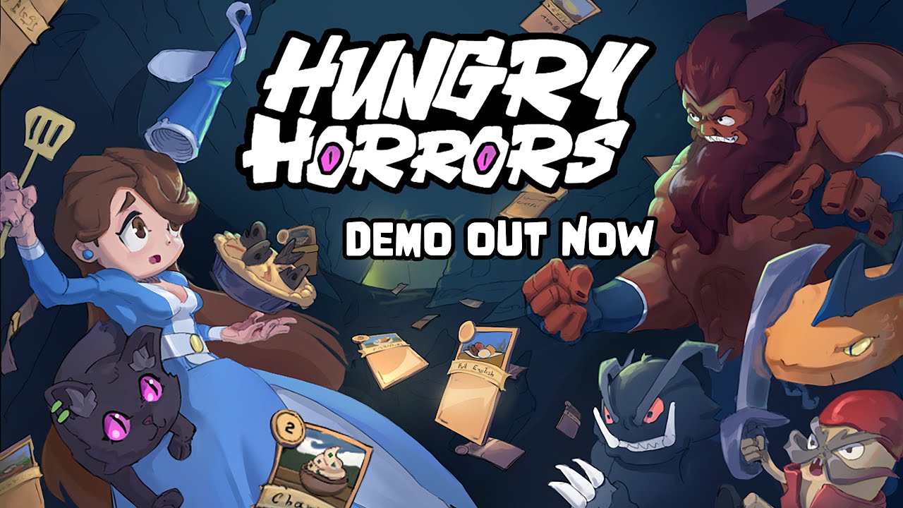 Hungry Horrors: Feeding MONSTERS with CARDS! (Demo Gameplay)