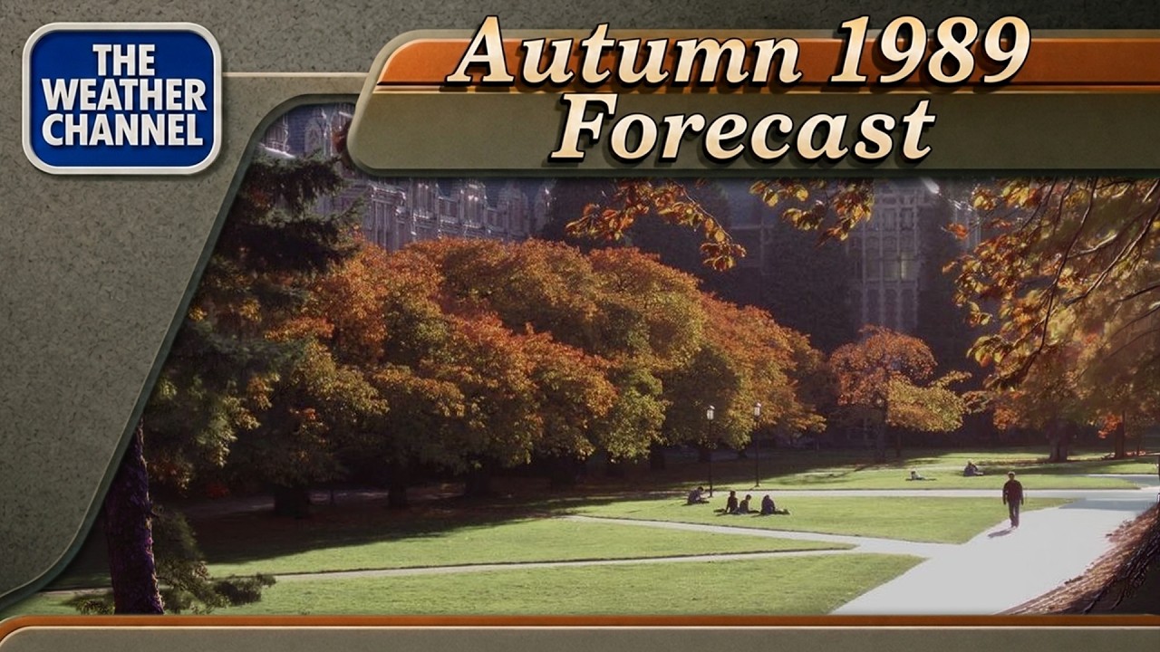 AUTUMN WEATHER CHANNEL VAPORWAVE 1989 // Nostalgic Vaporwave & VHS Aesthetics
