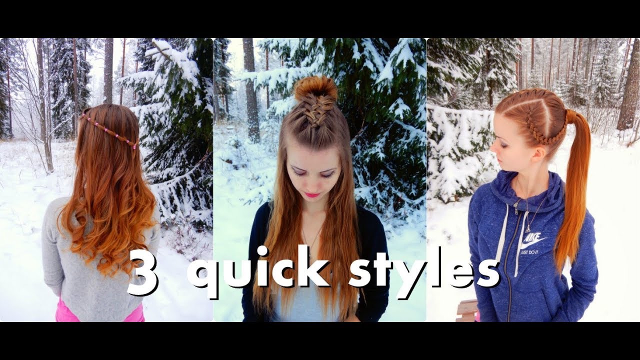 3 Quick Back to School Hairstyles | #braids #braidstyles | How to Braid DIY