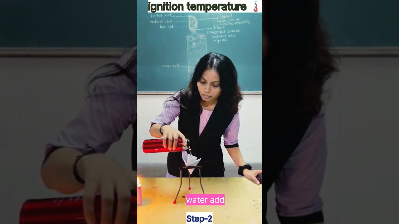 ignition temperature|#science #experiment #magic #cbse #std8 #trending #shorts