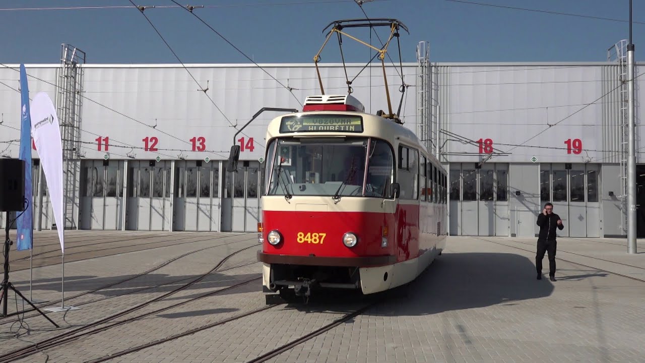 Stavba za téměř dvě miliardy: Nová tramvajová vozovna v Hloubětíně zahájila provoz