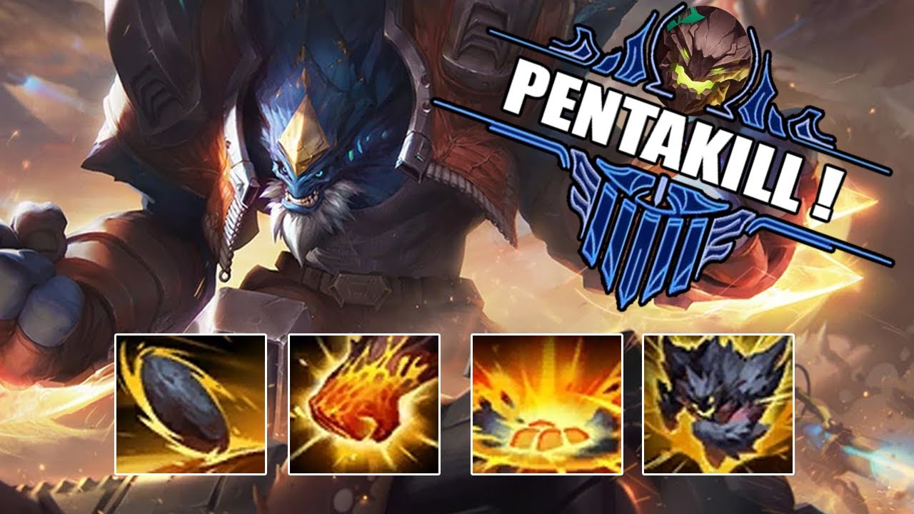 Malphite MONTAGE  -  PENTAKILLS