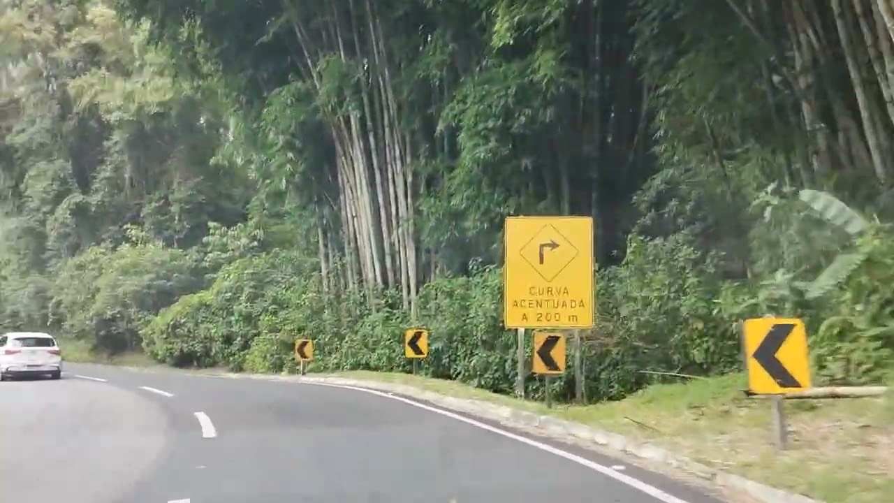 Subindo a Serra para Nova Friburgo.